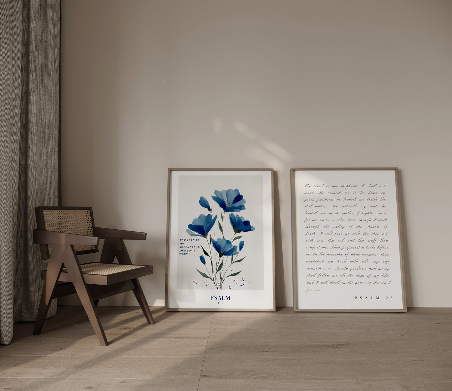 Psalm 23 – Blue Bloom Set