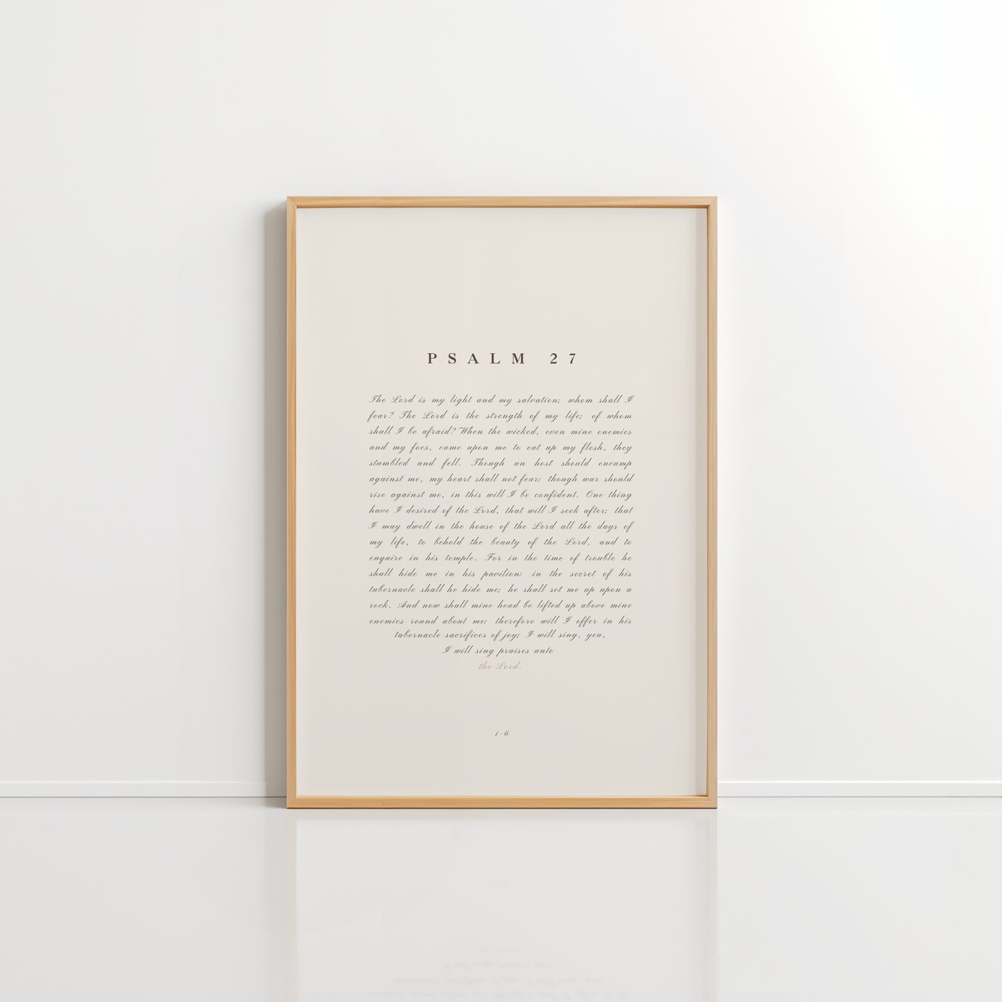 PSALM 27 - STILL WORD