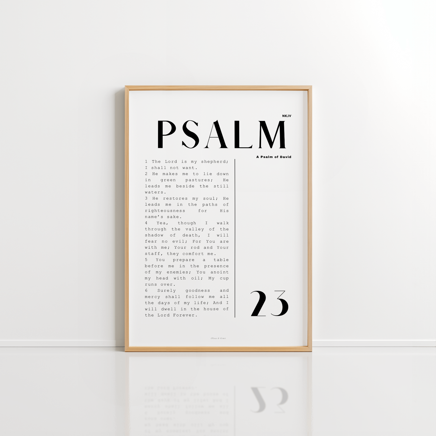 PSALM 23 - A Psalm of David