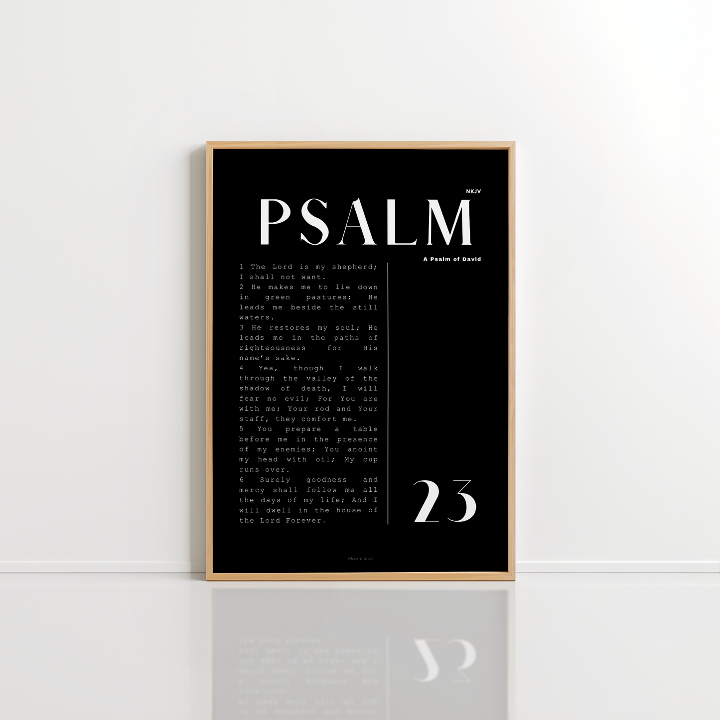 PSALM 23 - A Psalm of David