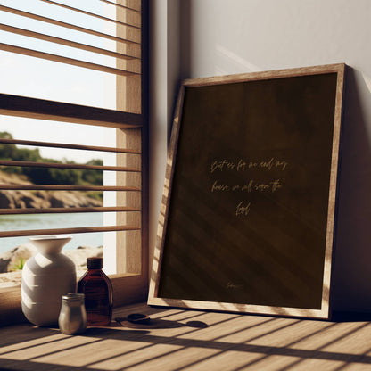 HOUSE - Desert Wood - Vertical Print