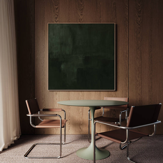 Luxury Green Abstract Christian Wall Art