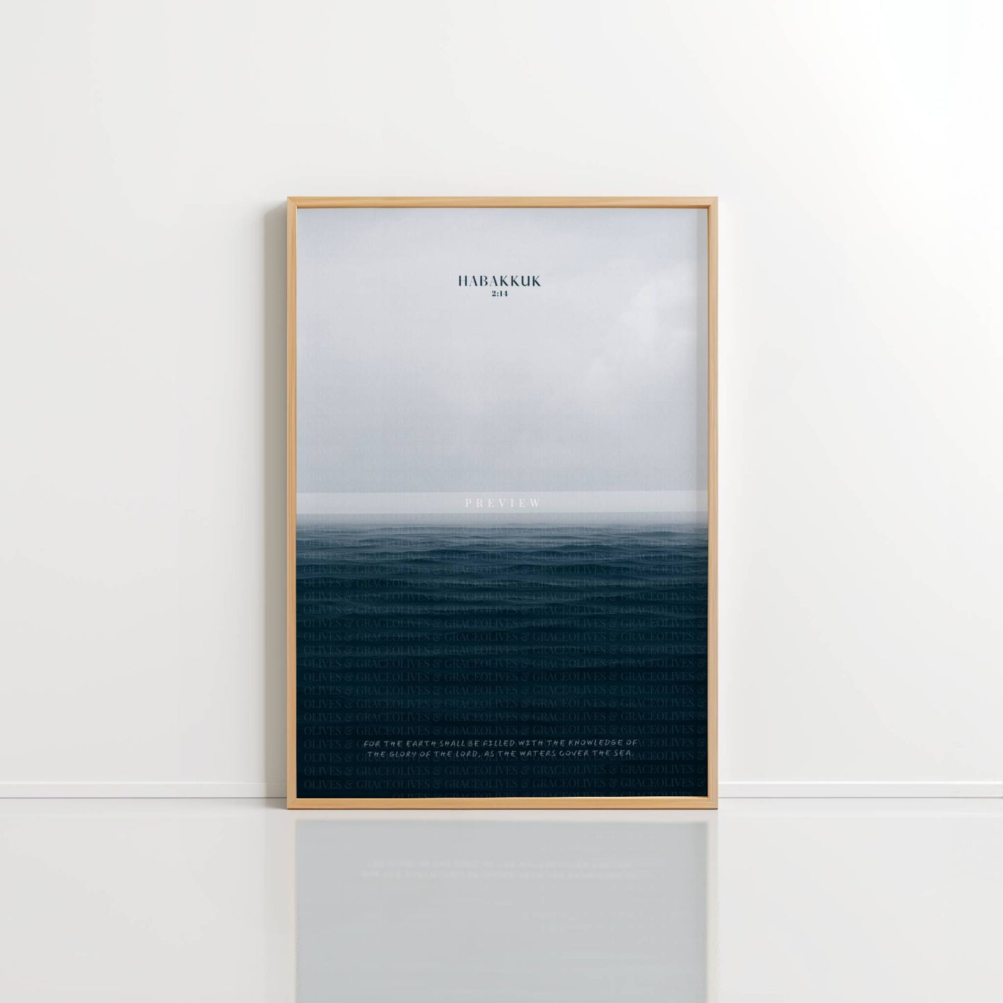 THE SEA N° 1 - Habakkuk 2:14