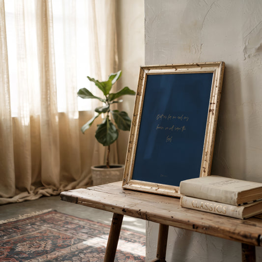 HOUSE - Washed Blue - Vertical Print