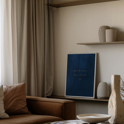HOUSE - Washed Blue - Vertical Print