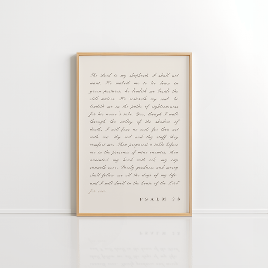 PSALM 23  -  STILL WORD