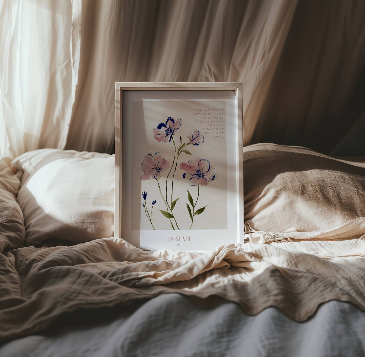 Isaiah 26:3 - Soft Bloom
