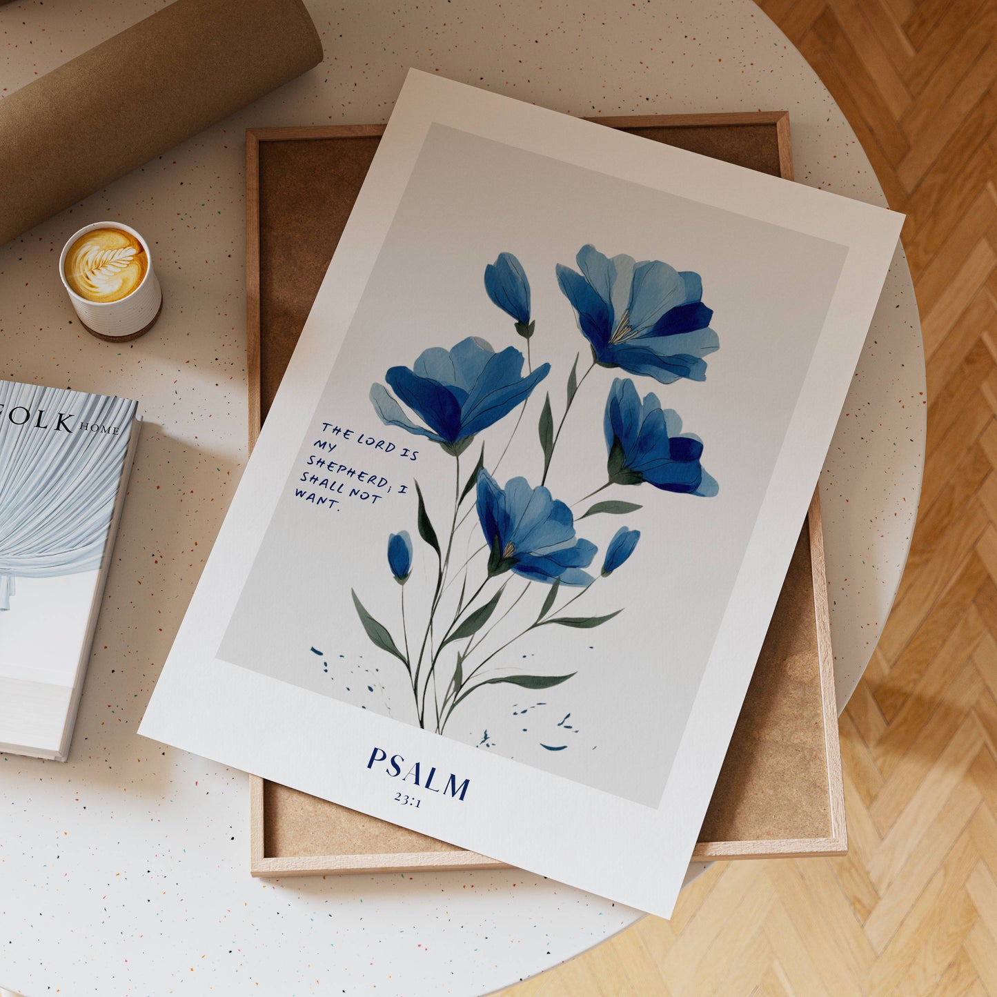 Psalm 23 – Blue Bloom Set