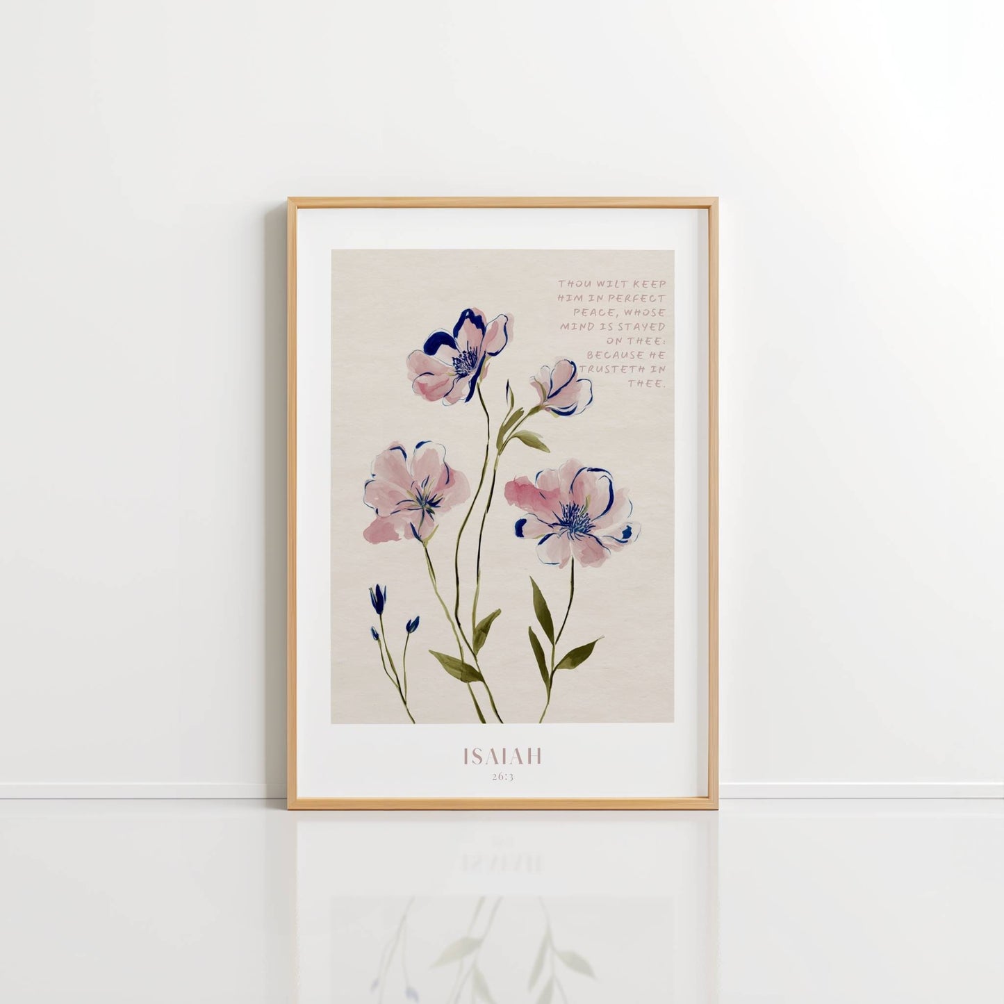 Isaiah 26:3 - Soft Bloom