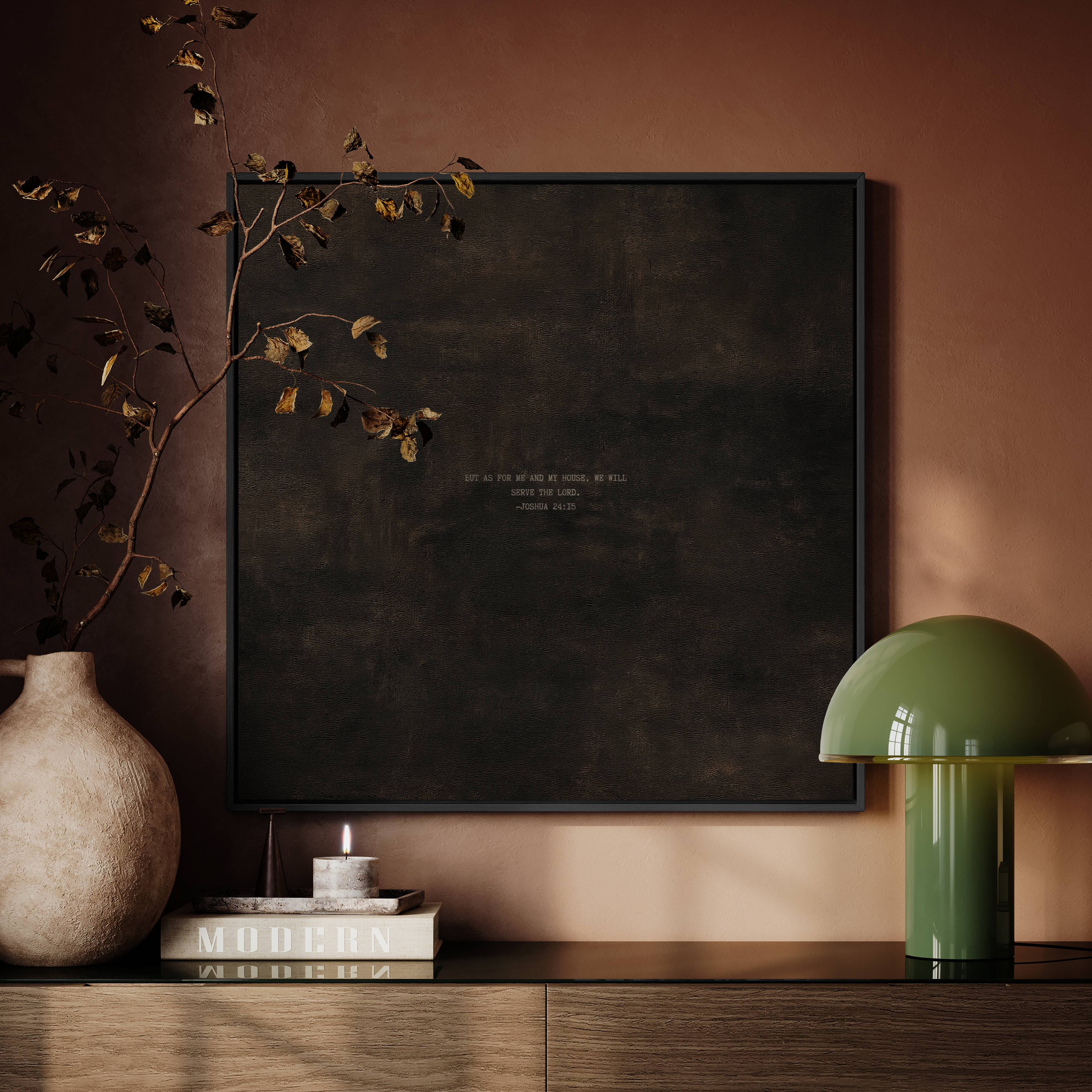 Joshua 24:15 Wall Art Frame