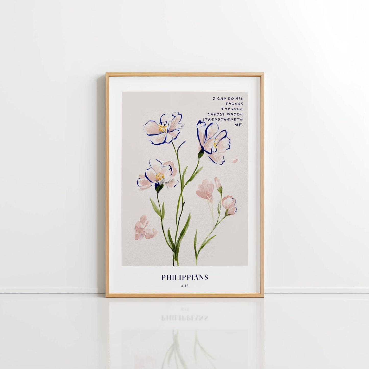 Philippians 4:13 - Soft Bloom