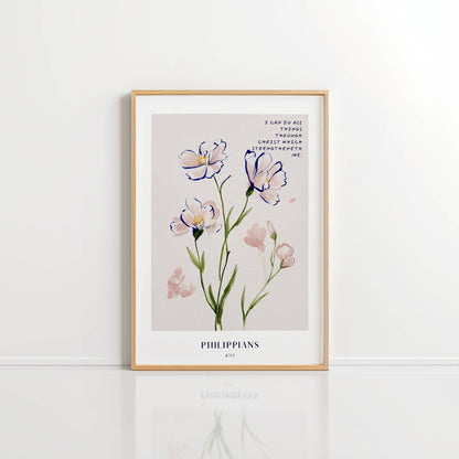 Philippians 4:13 - Soft Bloom