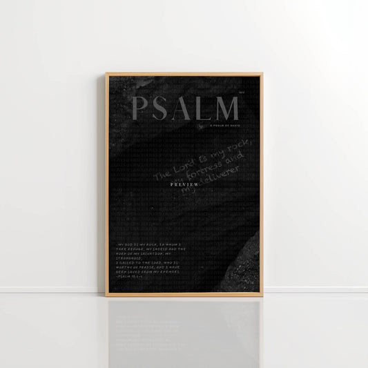 MY ROCK - Psalm 18:2-3