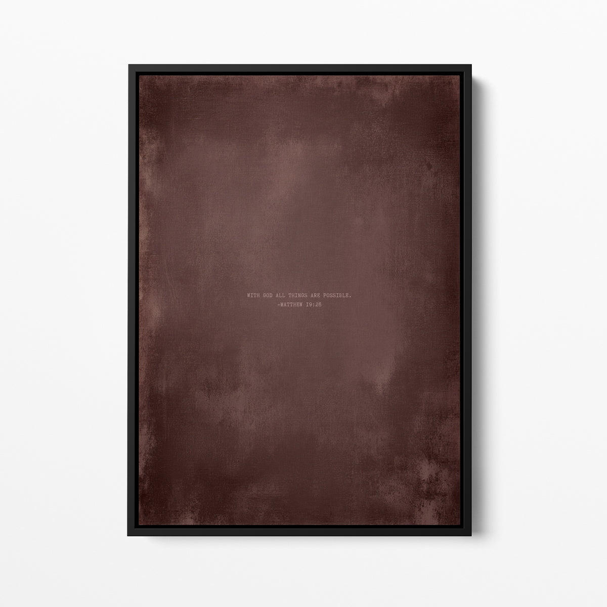 Dusty Mauve abstract Christian wall art print by Olives & Grace fine art print