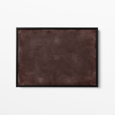 Dark Rose scripture wall art print with Romans 8:31 in a black frame