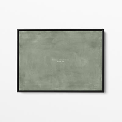 Sage scripture wall art print with Matthew 19:26 in a black frame