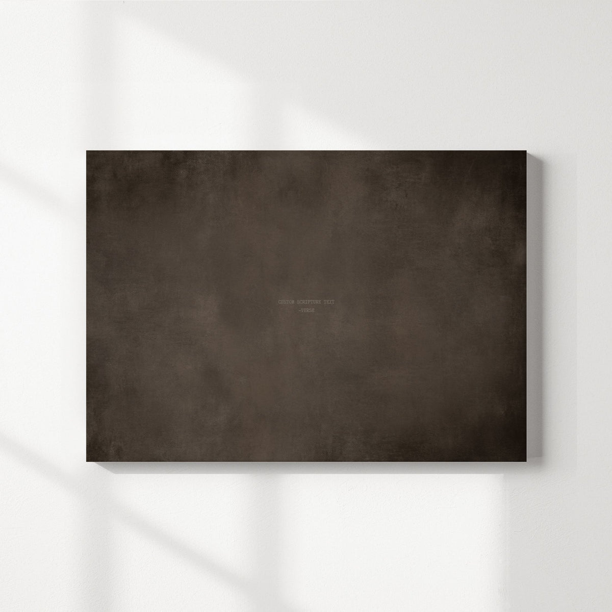 Dark Taupe abstract modern Christian wall art print by Olives & Grace