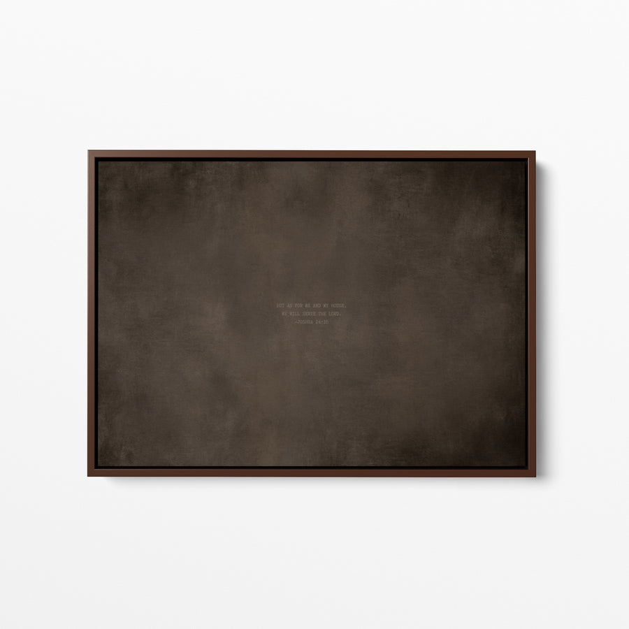 Dark Taupe abstract modern Christian wall art print by Olives & Grace