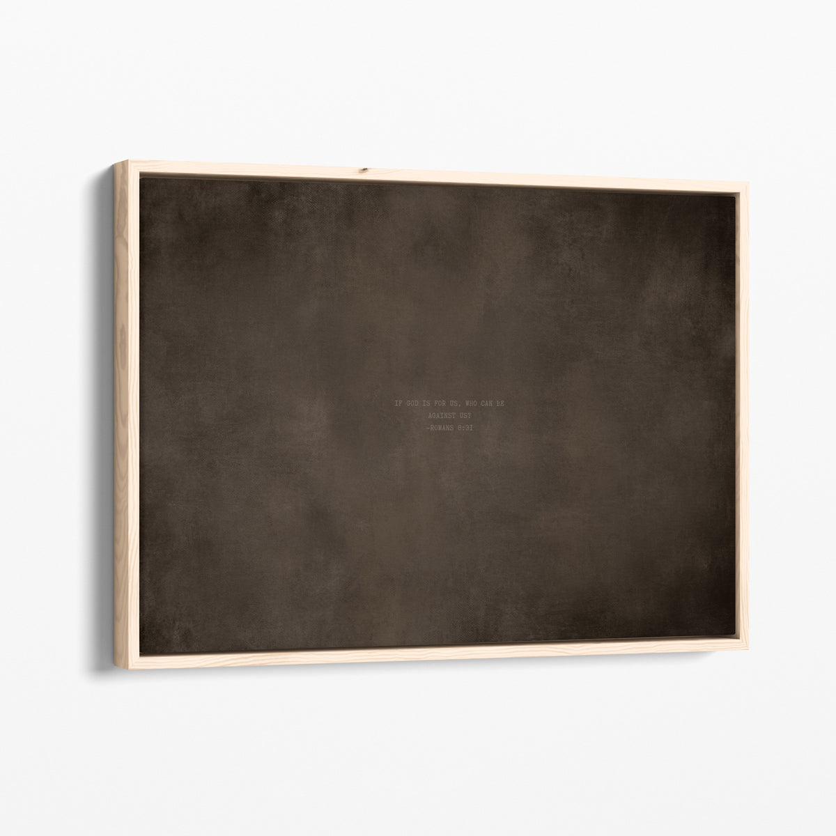 Dark Taupe abstract modern Christian wall art print by Olives & Grace