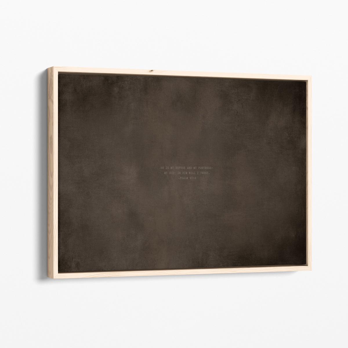 Dark Taupe abstract modern Christian wall art print by Olives & Grace