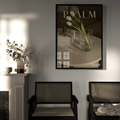 Fullness of Joy Psalm 16:11 Christian wall art print by Olives & Grace fine art scripture print