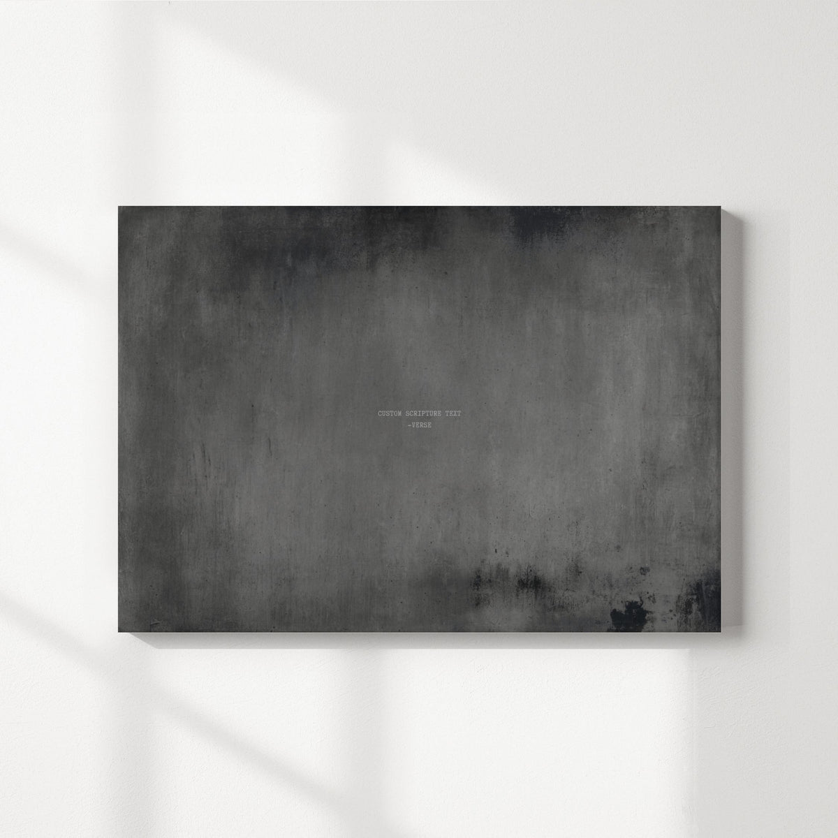 Graphite abstract modern Christian wall art print by Olives & Grace