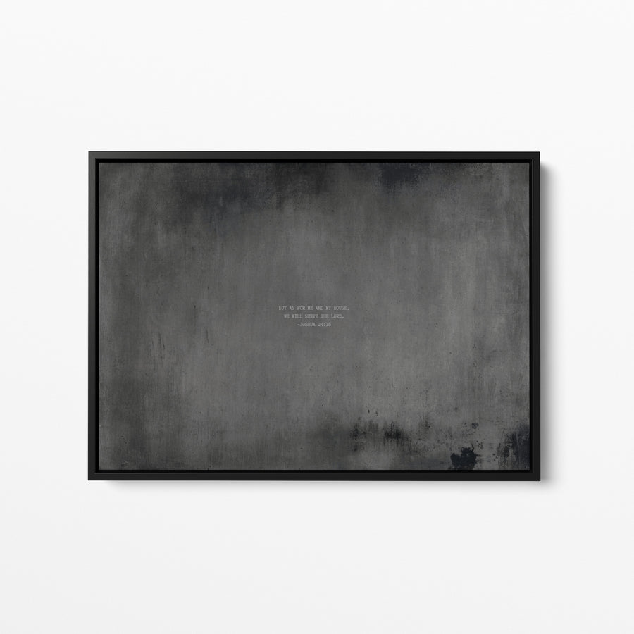 Graphite abstract modern Christian wall art print by Olives & Grace