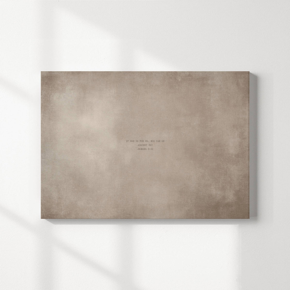 Light Mocha abstract modern Christian wall art print by Olives & Grace