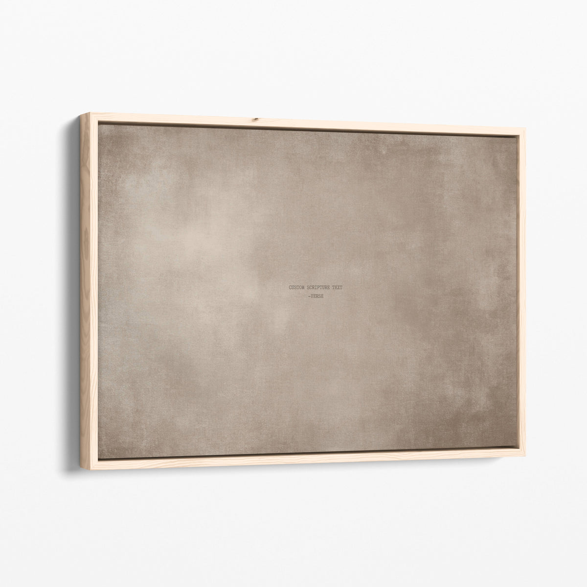 Light Mocha abstract modern Christian wall art print by Olives & Grace