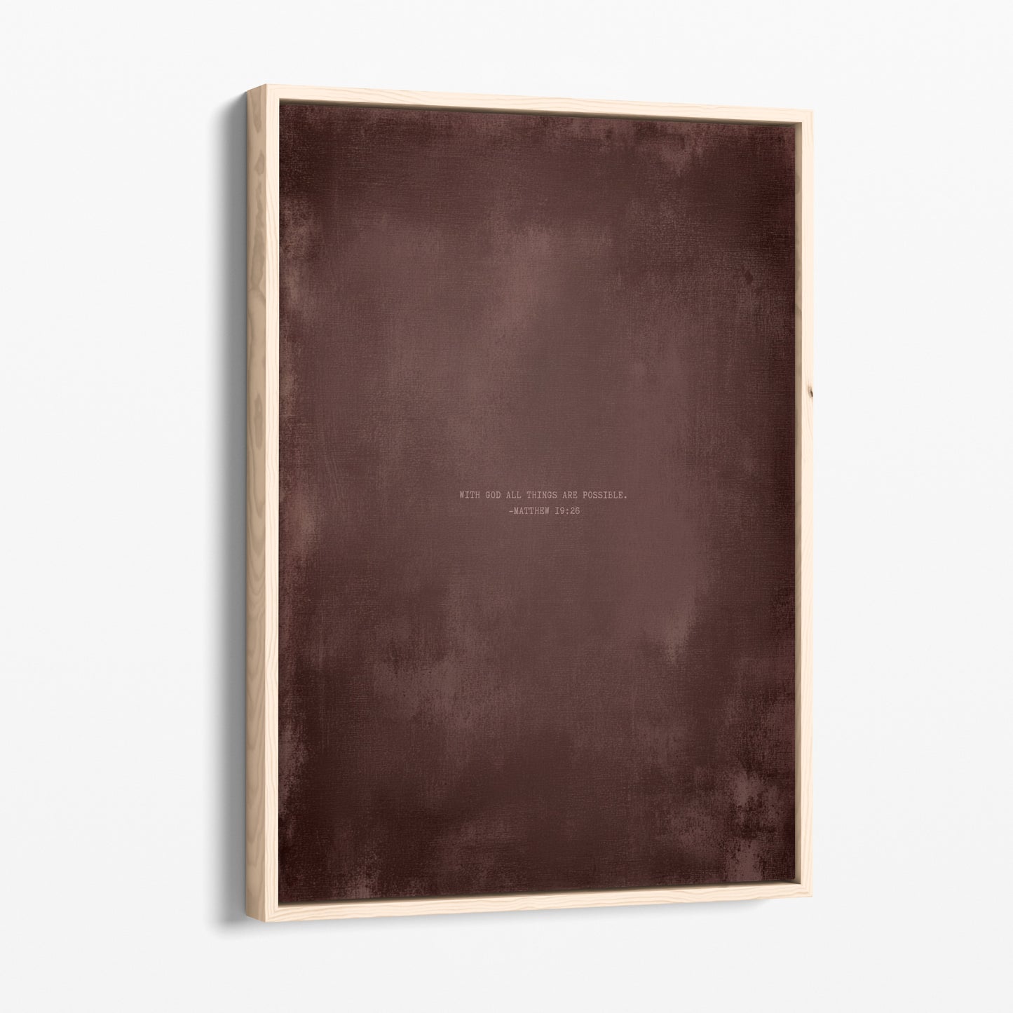 Dusty Mauve abstract Christian wall art print by Olives & Grace fine art print
