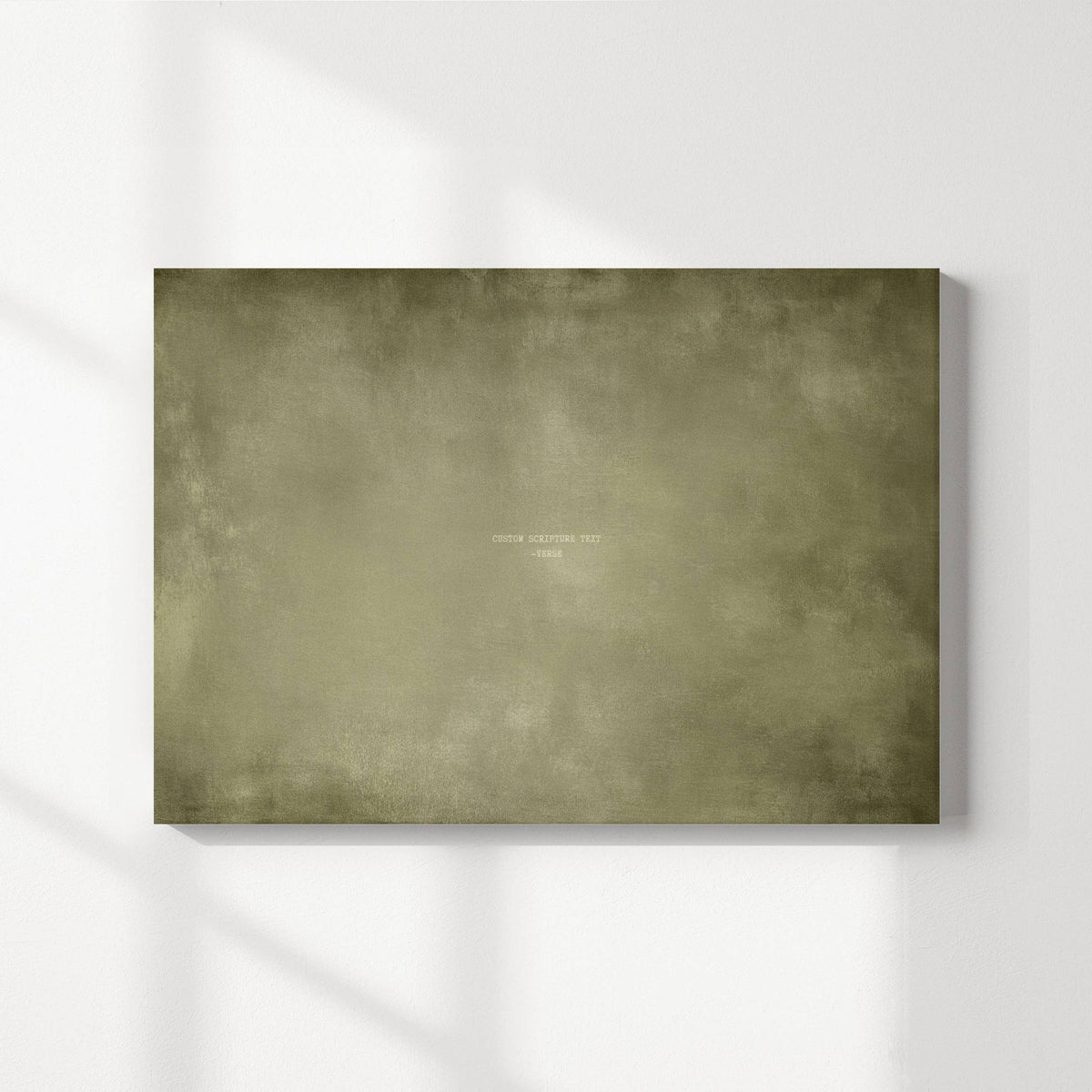 Olive abstract modern Christian wall art print by Olives & Grace