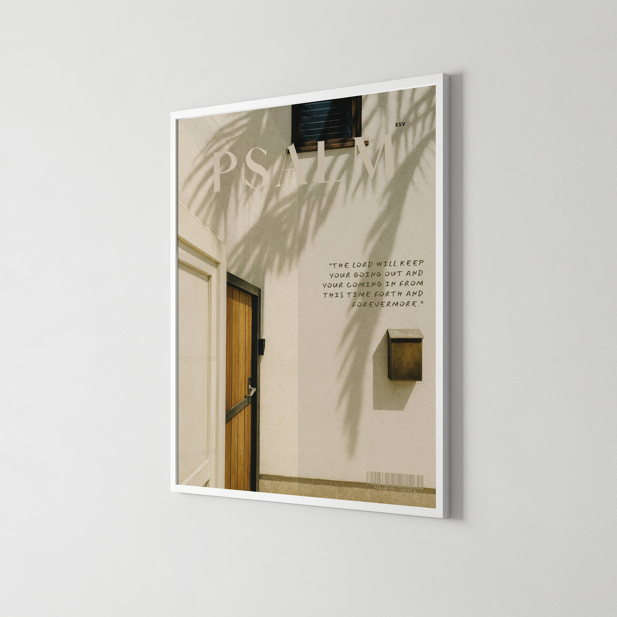 Safe Home Nº 1 Psalm 121:8 Christian wall art print by Olives & Grace fine art scripture print