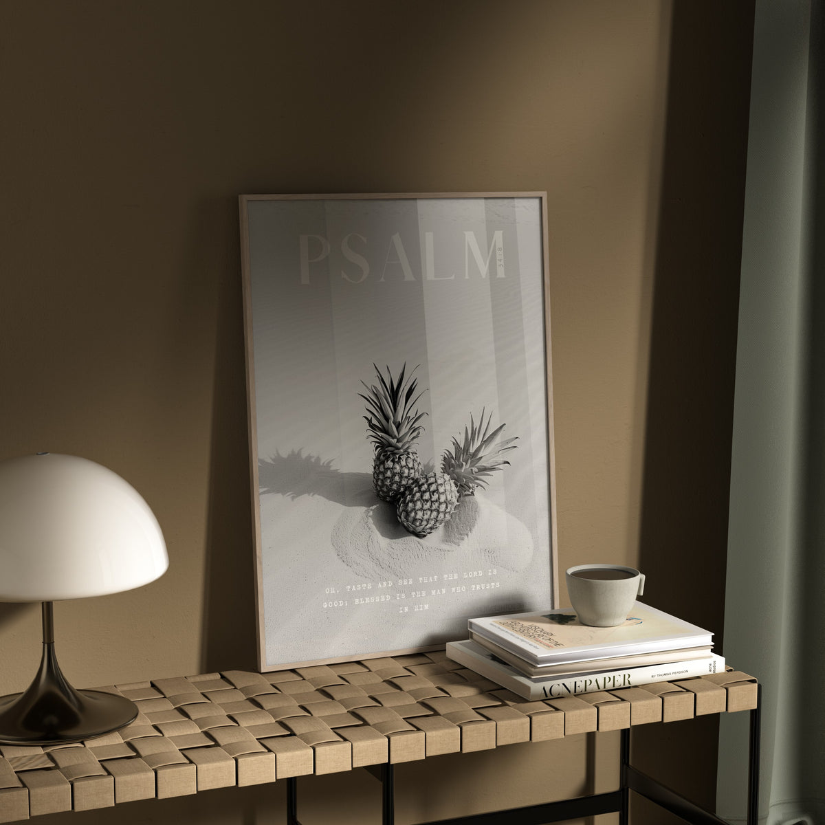 TASTE Psalm 34:8 Christian wall art print by Olives & Grace fine art scripture print
