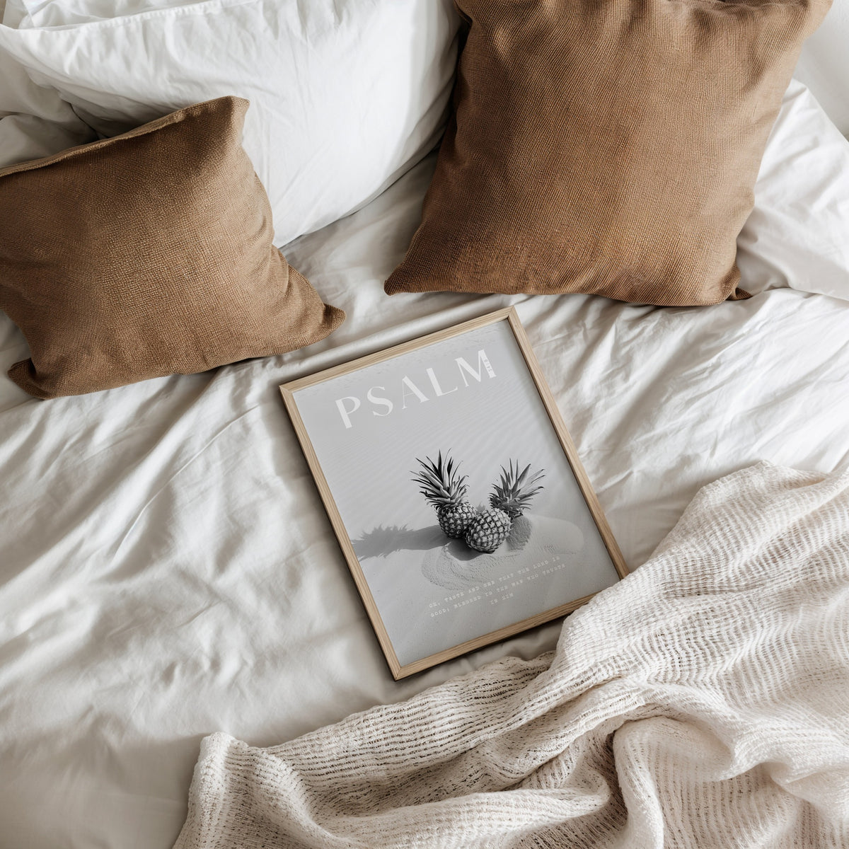TASTE Psalm 34:8 Christian wall art print by Olives & Grace fine art scripture print